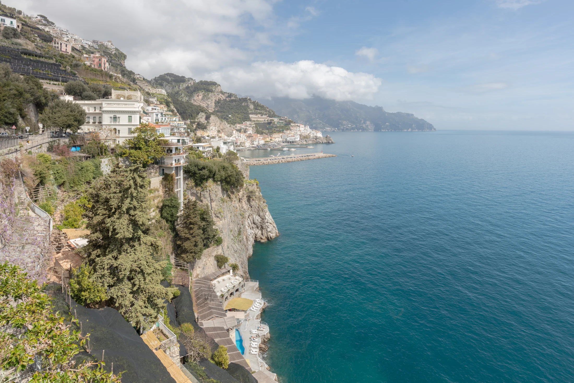 The Amalfi coast in Italy